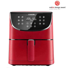 BAZAR - Cosori CP158-AF PREMIUM – horkovzdušná digitální fritéza, red - Poškozený obal (Komplet)