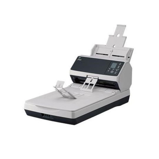 RICOH skener Fi-8270 A4, deska+průchod, 70ppm, 600dpi, LAN RJ45-1000, USB 3.2,ADF 100listů, 10000 listů za den
