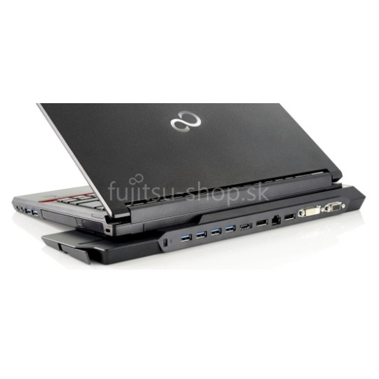 FUJITSU -repas- DOCK + AC Adapter 80W (0W) pro E546, E556, E547, E557, E7xx, U745 -   AUDIO 2xDP DVI VGA LAN 4xUSB 3.0