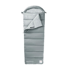 Naturehike pratelný spacák M400 s kapucí 1860g - šedý - pravý