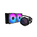 Cooler Master vodní chladič MasterLiquid Atmos II Pixel LED, 2x120mm, LGA1851, AM5, černá