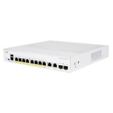 Cisco switch CBS350-8FP-2G-EU (8xGbE,2xGbE/SFP combo,8xPoE+,120W,fanless) - REFRESH