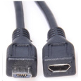 PREMIUMCORD Kabel prodlužovací micro USB - micro USB 3m (M/F)
