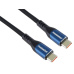 PremiumCord USB-C kabel ( USB 3.2 GEN 2x2, 5A, 100W, 20Gbit/s ) 1m, bavlněný oplet