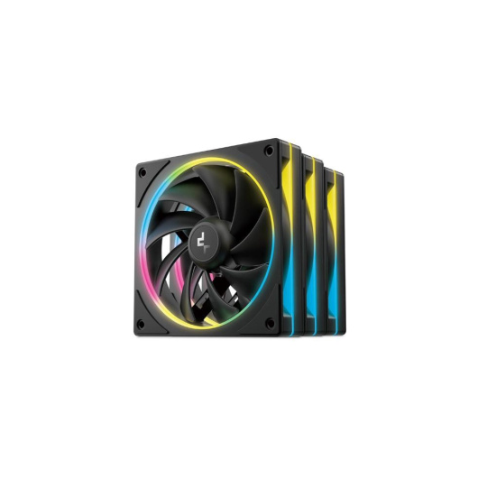 DEEPCOOL Ventilátor FD12 SE 3v1, 3x120mm, ARGB, černá DEEPCOOL Ventilátor FD12 SE 3v1, 3x120mm, ARGB, černá