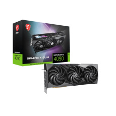 MSI VGA NVIDIA GeForce RTX 4090 GAMING X SLIM 24G, RTX 4090, 24GB GDDR6X, 2xDP, 2xHDMI