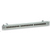 Intellinet Patch panel 24 port Cat6, stíněný STP, šedý