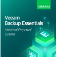 Veeam Backup Essentials Universal Perpetual License. Inc. Ent. Plus Ed. features. 1Y of Prod. (24/7) Supp. is inc. CON