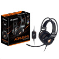 GIGABYTE sluchátka s mikrofonem headset AORUS H5, wired, RGB Lighting, USB/3.5mm
