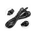 WG - Kabel napájecí WG Mickey Mouse / CEE 7/7 to IEC C5 / 1,5m / black