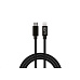 WG - Datový kabel Lightning na Type-C, 50 cm, černá