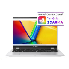 ASUS NTB Vivobook Flip (TN3604YA-MC031W), R7-7730U, 16" 1920 x 1200, 16GB, 512GB SSD, AMD Radeon Vega7, W11 Home, Silver