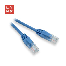LYNX UTP patch kabel Cat5e, PVC, CCA, 0,3m, modrý (balení obsahuje 10ks) LYNX UTP patch kabel Cat5e, PVC, CCA, 0,3m, modrý (balení obsahuje 10ks)