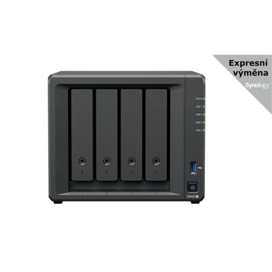 Synology DS423+ DiskStation (4C/CeleronJ4125/2,0-2,7GHz/2GBRAM/4xSATA/2xM.2/2xUSB3.2/2xGbE)