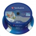 VERBATIM BD-R SL Datalife HTL (25-pack)Blu-Ray/Spindle/6x/25GB Wide Printable