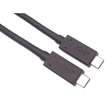 PREMIUMCORD Kabel USB4™ 40Gbps 8K@60Hz Thunderbolt 3, 0,5m PREMIUMCORD Kabel USB4™ 40Gbps 8K@60Hz Thunderbolt 3, 0,5m