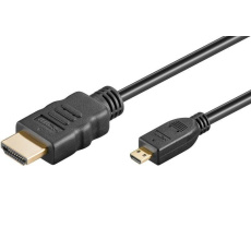 PremiumCord 4K kabel HDMI A - HDMI micro D, 1m PremiumCord 4K kabel HDMI A - HDMI micro D, 1m