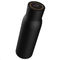 UMAX láhev Smart Bottle U6 Black - obsah 600ml, hlídání teploty a pitného režimu, LCD dotyk, nabíjení přes USB