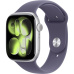 Apple Watch Series 11 GPS 42mm Silver Aluminium Case with Purple Fog Sport Band - M/L