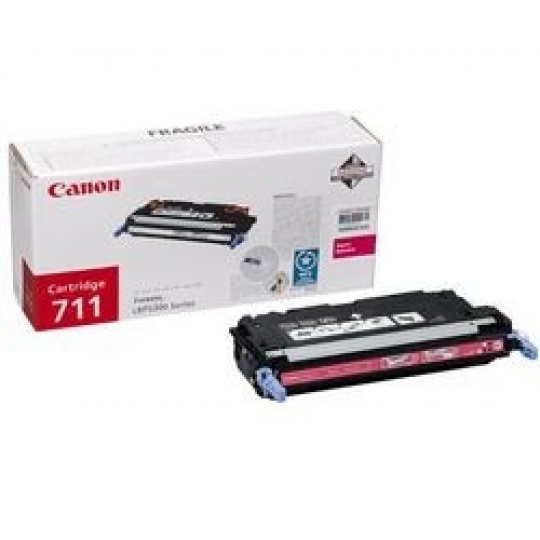 Canon TONER CRG-711M purpurový pro  i-Sensys MF-9170, MF-9220Cdn, MF-9280Cdn, LaserShot LBP53006, MF-9130 (6 000 str.)