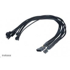 AKASA kabel FLEXA FP5 redukce pro ventilátory, 1x 4pin PWM na 5x 4pin PWM, 45cm AKASA kabel FLEXA FP5 redukce pro ventilátory, 1x 4pin PWM na 5x 4pin PWM, 45cm
