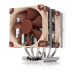NOCTUA Chladič CPU NH-D9 TR5-SP6 4U, 2x 92mm, sTR5, SP6, hnědá/stříbrná
