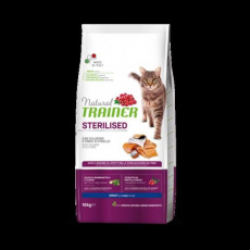 TRAINER Natural Cat STERIL. losos 10kg TRAINER Natural Cat STERIL. losos 10kg