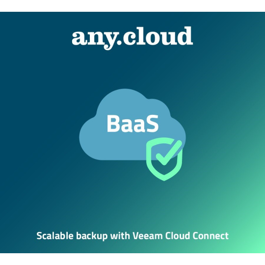 Anycloud BaaS | BaaS for Veeam Cloud Connect Backup License (1VM/12M)