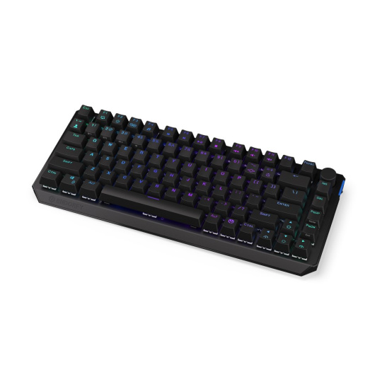 Endorfy herní klávesnice Thock 75% W. Black / bezdrátová / black switch / mechanická / CZ layout / černá RGB