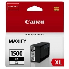Canon CARTRIDGE PGI-1500XL BK černá pro Maxify MB2050, MB2150, MB2350, MB2750 a MB2755 (1200 str.) Canon CARTRIDGE PGI-1500XL BK černá pro Maxify MB2050, MB2150, MB2350, MB2750 a MB2755 (1200 str.)