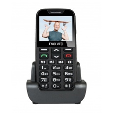 EVOLVEO EasyPhone XD, mobilní telefon pro seniory s nabíjecím stojánkem (černá barva) EVOLVEO EasyPhone XD, mobilní telefon pro seniory s nabíjecím stojánkem (černá barva)