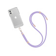 WG - Crossbody lace strap/transparent/violet