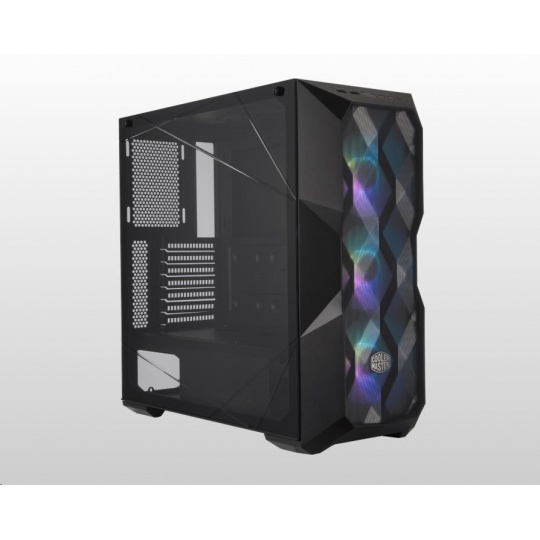 Cooler Master case MasterBox TD500 Mesh, E-ATX, Průhledná bočnice, 3x 120mm ARGB Fan, Černá