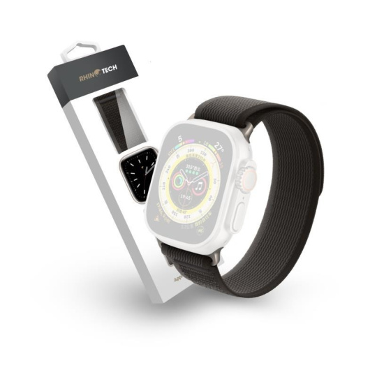 RhinoTech řemínek Ultra Wild Trail pro Apple Watch 38/40/41mm černá/šedá RhinoTech řemínek Ultra Wild Trail pro Apple Watch 38/40/41mm černá/šedá
