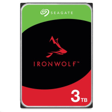 SEAGATE HDD 3TB IRONWOLF (NAS), 3.5", SATAIII, 5900 RPM, Cache 64MB