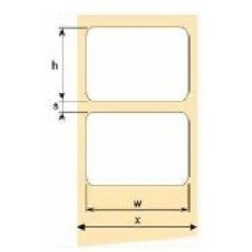 OEM termoetikety 100mm x 150mm termoetikety, cena za 500 ks, BPA free