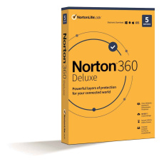 NORTON 360 DELUXE 50GB +VPN 1 uživatel pro 5 zařízení na 1 rok - BOX NORTON 360 DELUXE 50GB +VPN 1 uživatel pro 5 zařízení na 1 rok - BOX
