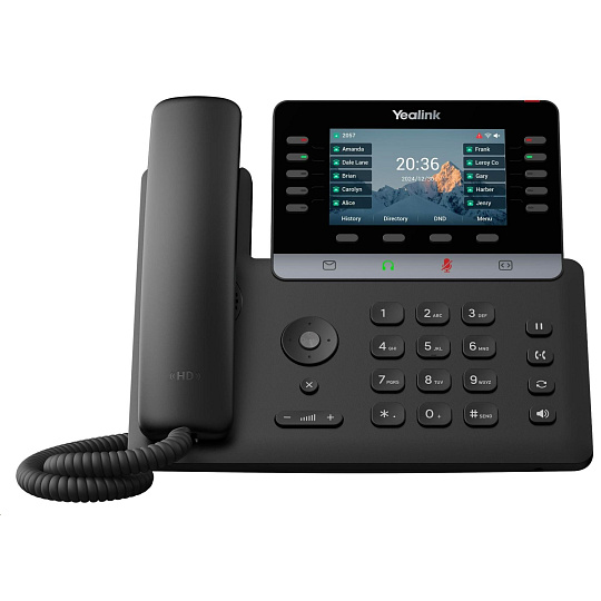 Yealink SIP-T74U SIP telefon, displej 4,3" (480 x 272), 2 x RJ45 10/100/1000 Mbps, 1 x USB Yealink SIP-T74U SIP telefon, displej 4,3" (480 x 272), 2 x RJ45 10/100/1000 Mbps, 1 x USB