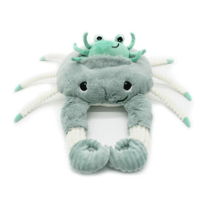 Plyšový krab - máma s miminkem, mintová