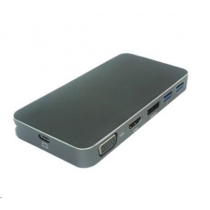 PREMIUMCORD Převodník USB3.1 typ C na HDMI + VGA + DisplayPort + 2xUSB3.0 + PD charge PREMIUMCORD Převodník USB3.1 typ C na HDMI + VGA + DisplayPort + 2xUSB3.0 + PD charge
