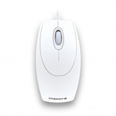 CHERRY myš Wheel, USB, adaptér na PS/2, drátová, bílá