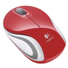 Logitech Wireless Mouse M187, red Logitech Wireless Mouse M187, red