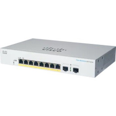 Cisco switch CBS220-8FP-E-2G, 8xGbE RJ45, 2xSFP, fanless, PoE+, 130W - REFRESH