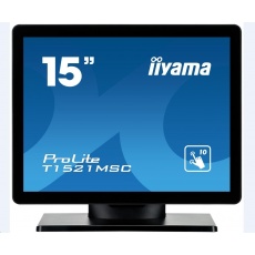 Iiyama dotykový monitor ProLite T1521MSC, 38.1 cm (15''), CAP 10-touch, black