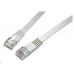 Solarix Patch kabel plochý CAT6 UTP LSOH 3m šedý non-snag-proof C6-111GY-3MB