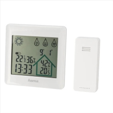 Hama Action, elektronická meteostanice, bílá Hama Action, elektronická meteostanice, bílá