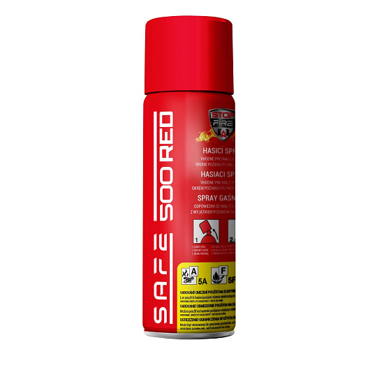 Safe Hasicí sprej 500 RED Safe Hasicí sprej 500 RED