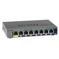 Netgear GS108T v3 ProSafe 8-port Gigabit Smart Switch, lze jej napájet i přes port 1 (802.3af PoE-PD) Netgear GS108T v3 ProSafe 8-port Gigabit Smart Switch, lze jej napájet i přes port 1 (802.3af PoE-PD)