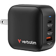 VERBATIM GaN Nabíječka Mini GaN 70W, 2xUSB-C, 1x USB-A, černá