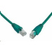 Solarix Patch kabel CAT5E SFTP PVC 15m zelený snag-proof C5E-315GR-15MB